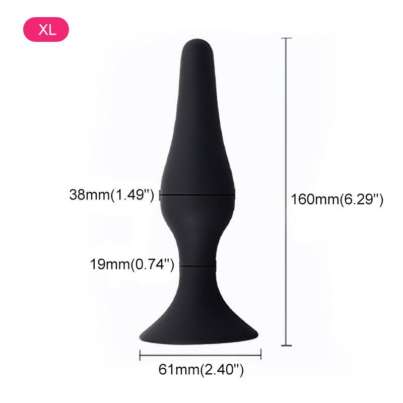 Sililcone Suction Cup Butt Plug