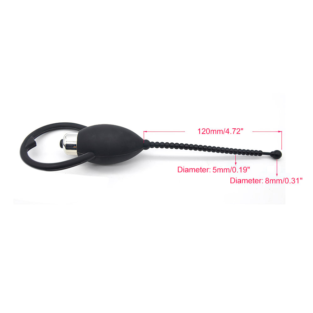 Vibrating Silicone Butt Plug