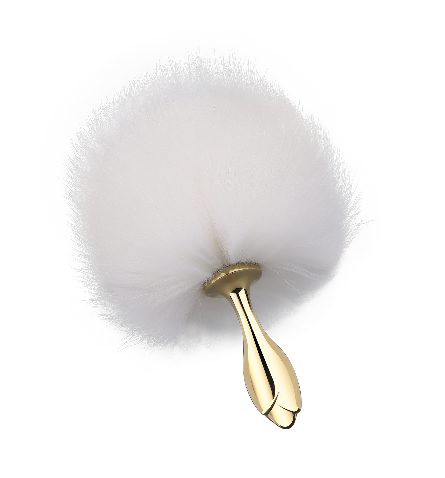 Abnehmbarer Analplug mit pelzigem Fuchsschwanz