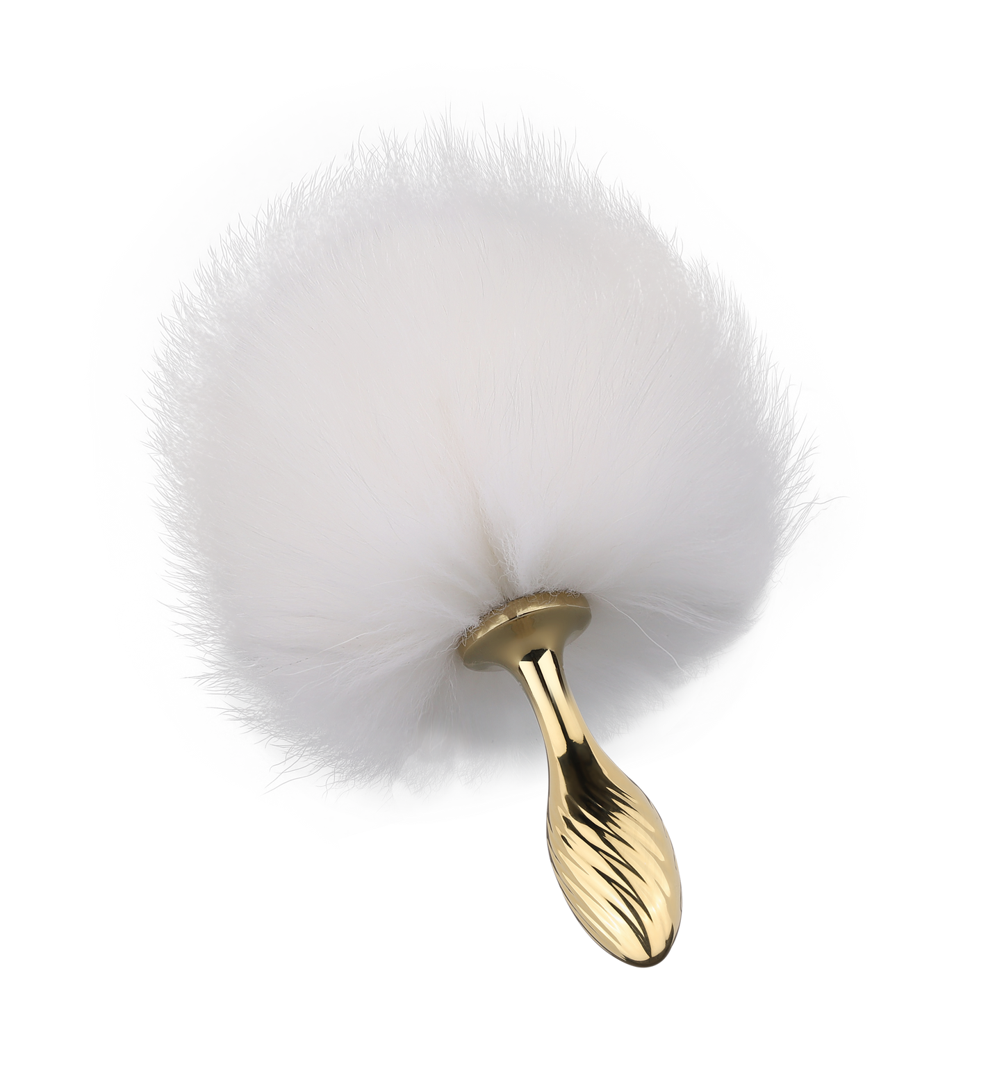 Abnehmbarer Analplug mit pelzigem Fuchsschwanz
