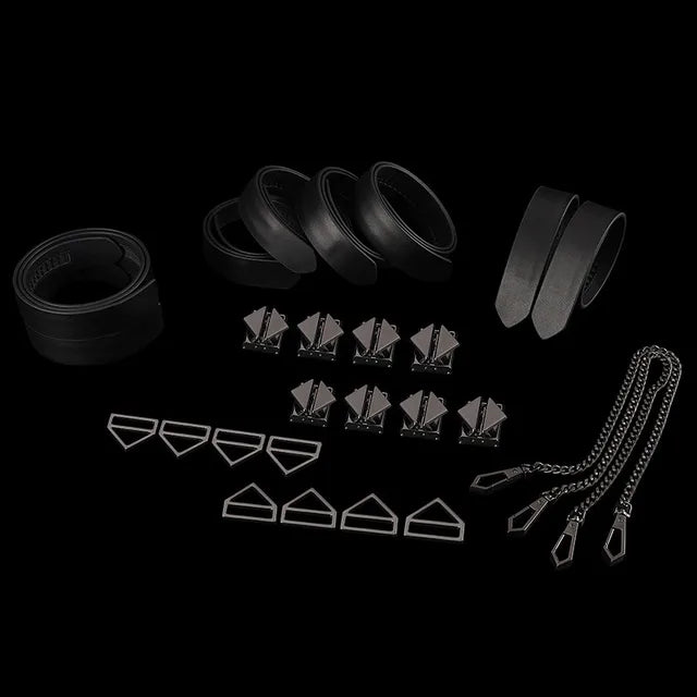 BDSM DIY 8pcs Bondage Harness Gear Set