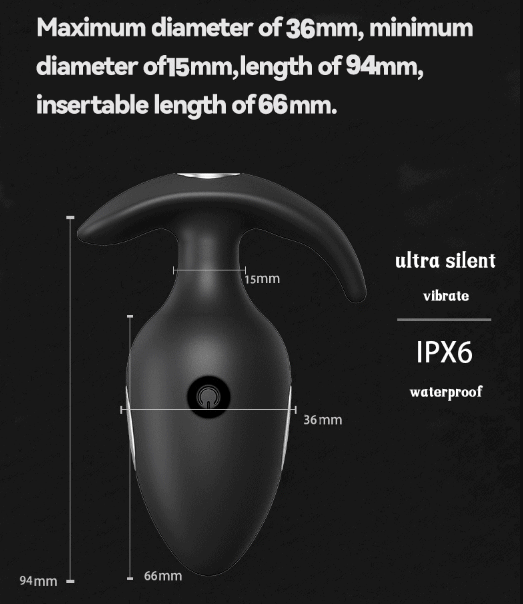 Electric Shock Remote Anal Plug