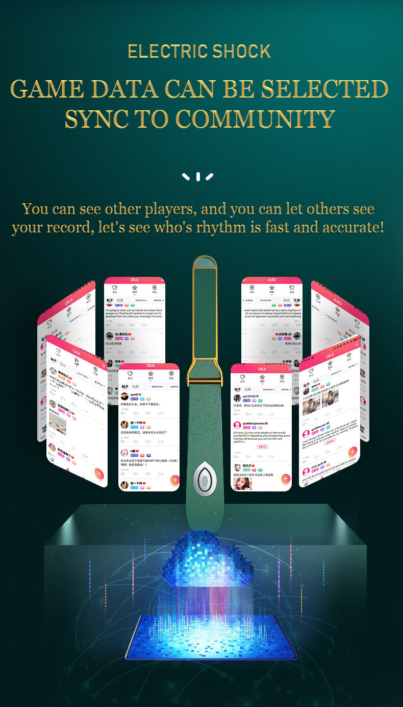 QIUI Electric Shock Smart Beat Pat