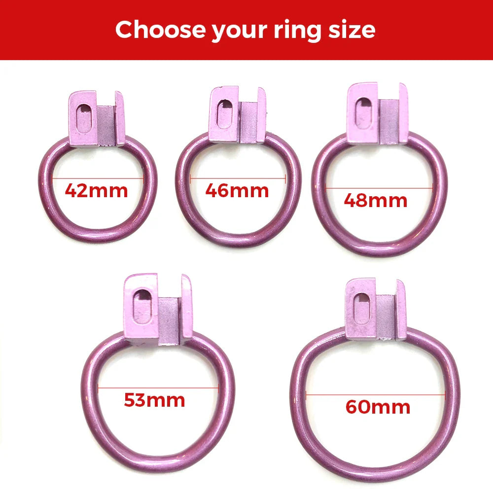 Spice Petal Purple Chastity Cage