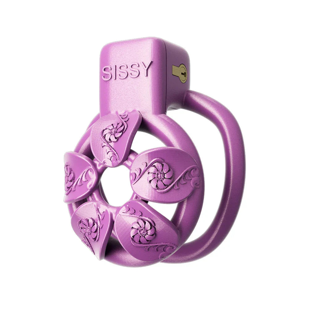 Spice Petal Purple Chastity Cage