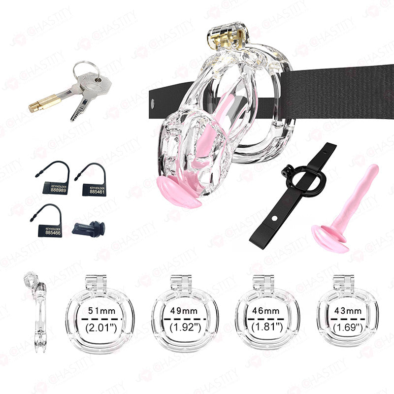 Cobra Chastity Set With Belt