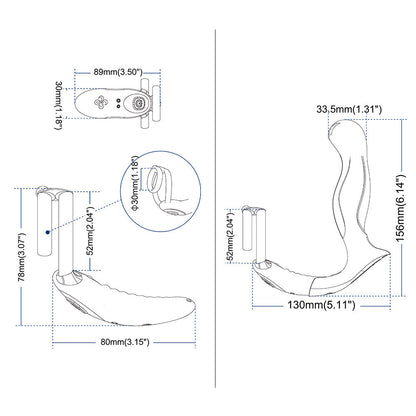 E-Stim & Vibration Prostate Massager