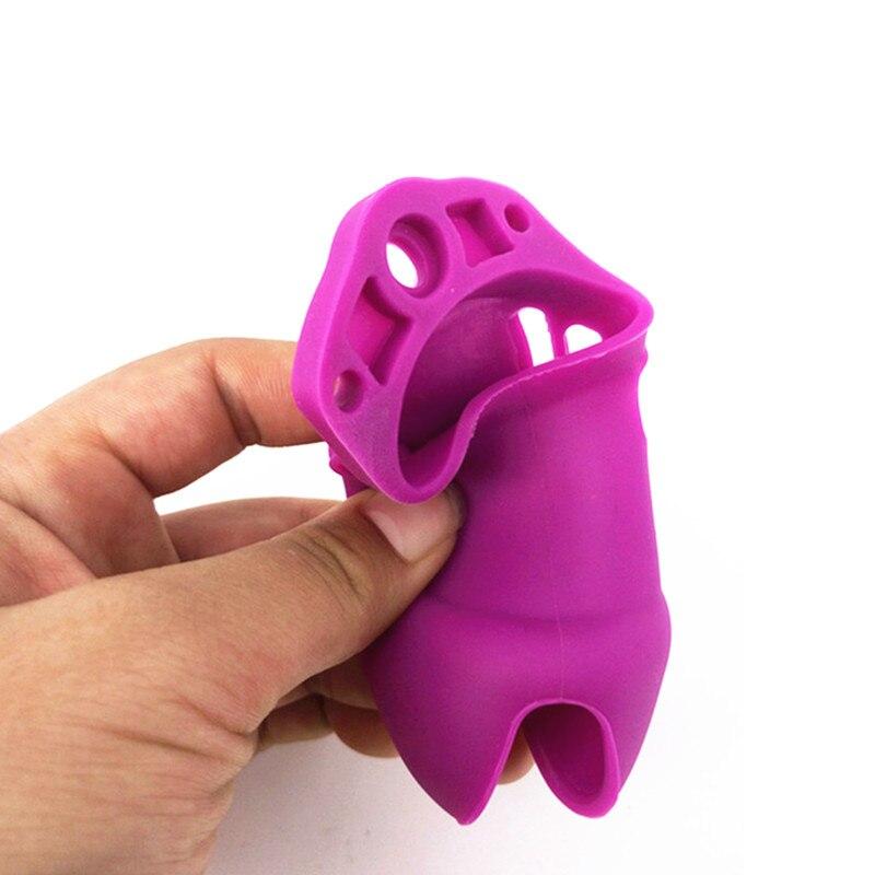 Cage de chasteté en silicone CB6000S Violet