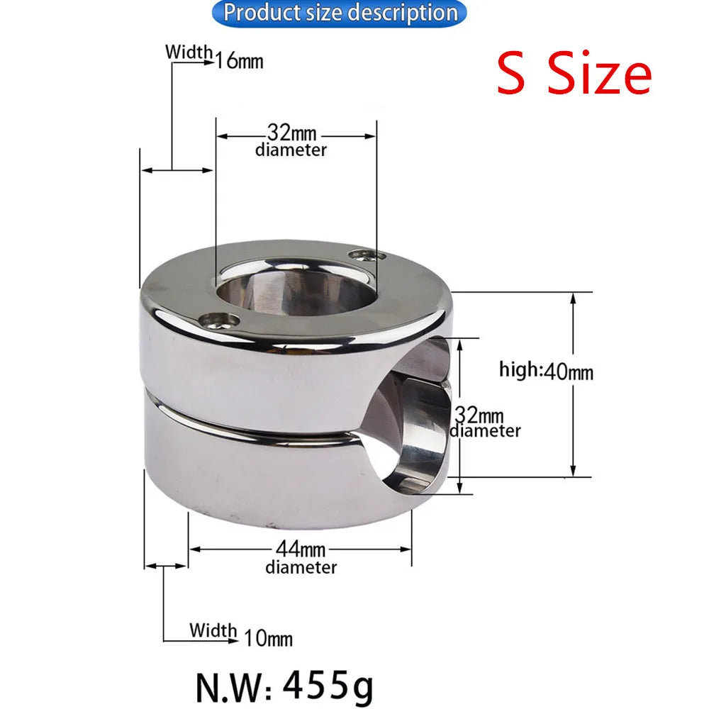 Metal Heavy Cockring Clamp