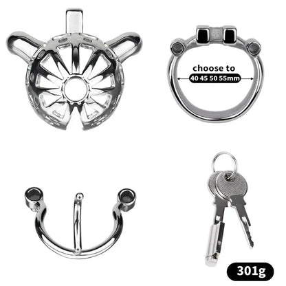 Removable PA Chastity Cage-6