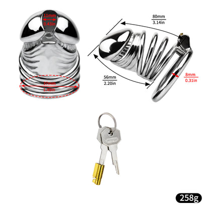 Steel Chastity Cage - 9