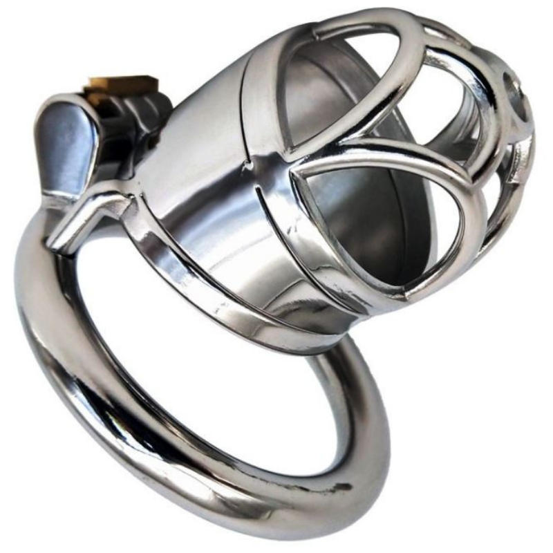 Iron Man Short Steel Chastity Cage (1.77")