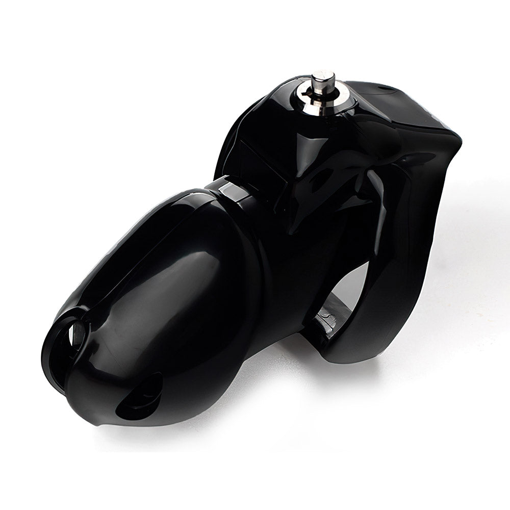 Black Male Chastity Device