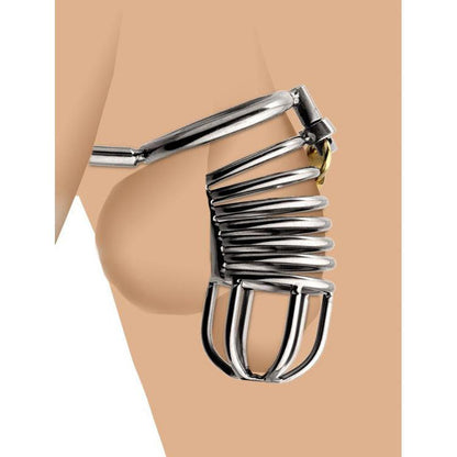 Cage de chasteté ultra complète avec insertion anale