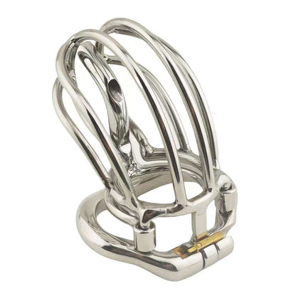 Steel Chastity Cage with PA Puncture