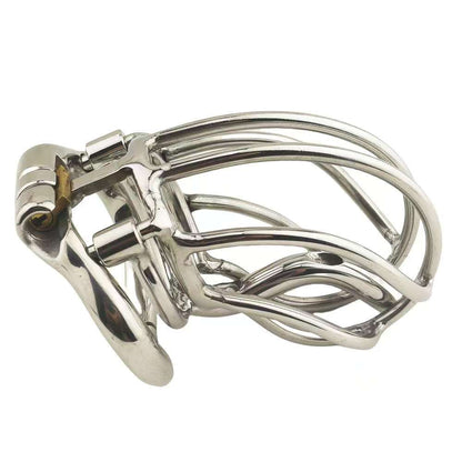 Steel Chastity Cage with PA Puncture