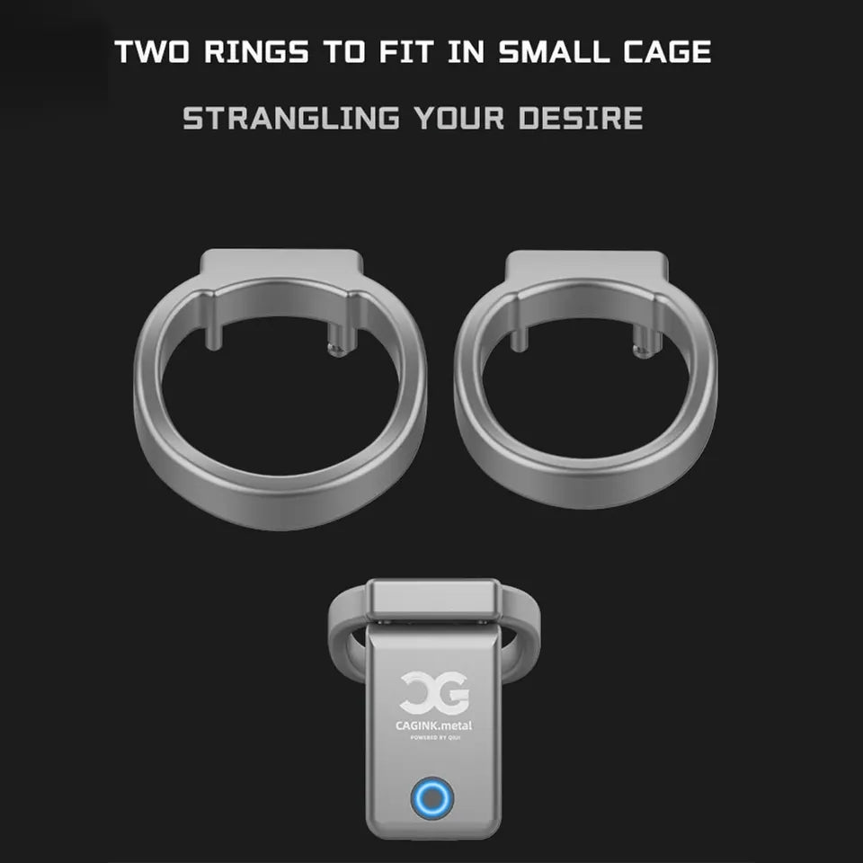 Qiui Cagink Micro Chastity Cage Metal Cage 39