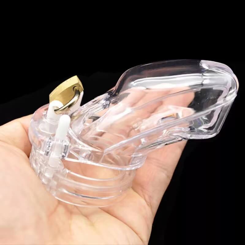 Cage de chasteté transparente pour homme CB-3000