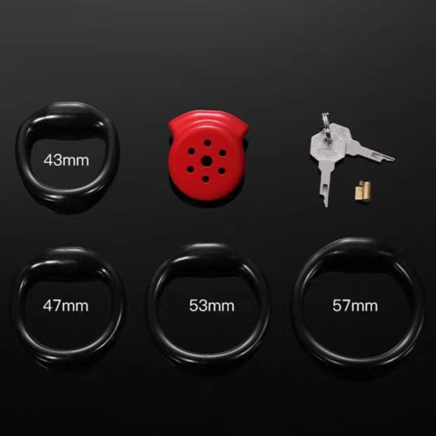 Charm Flat Chastity Cage