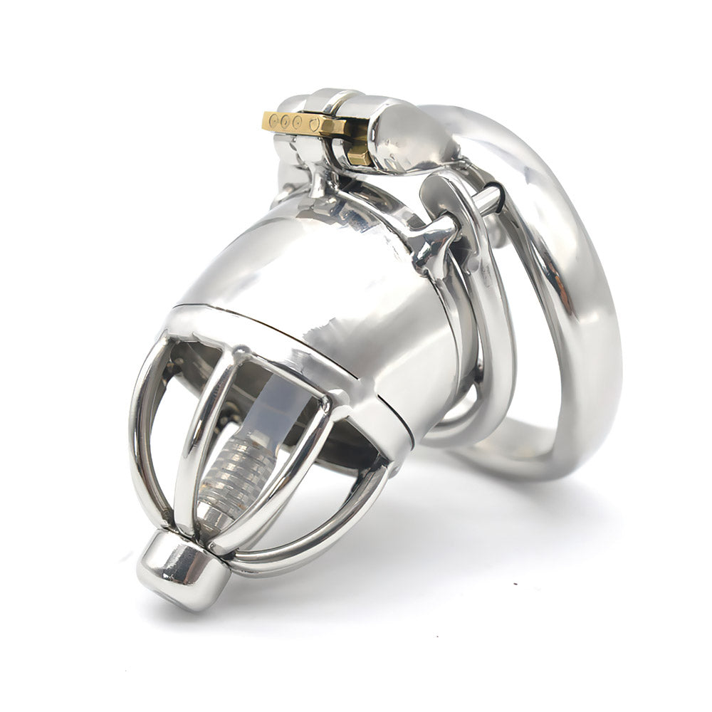 Chastity Cage With Penis Plug