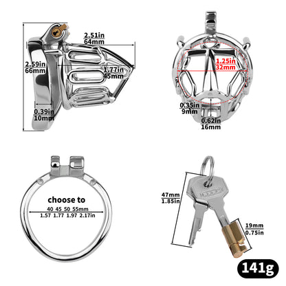 Cosmic Axis Chastity Lock - 14