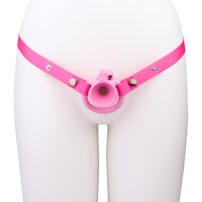 Exposed Inverted Chastity Cage 6
