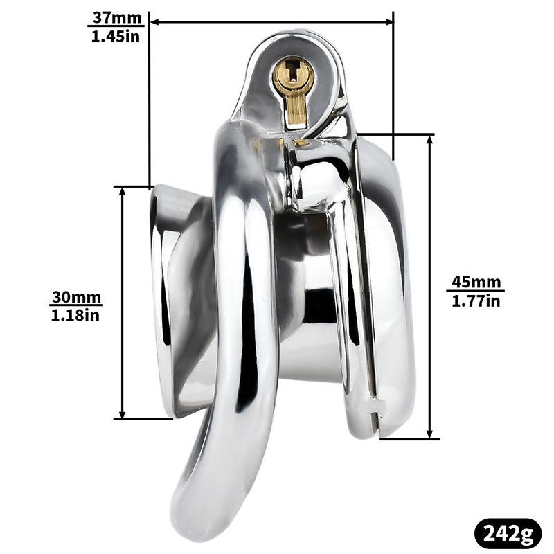 Flat & Inverted Cocoon Penis Chastity Device