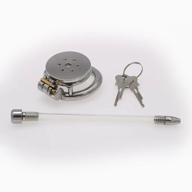 Flat Short Chastity Device With Lock Soft Catheter – cellmateshop
