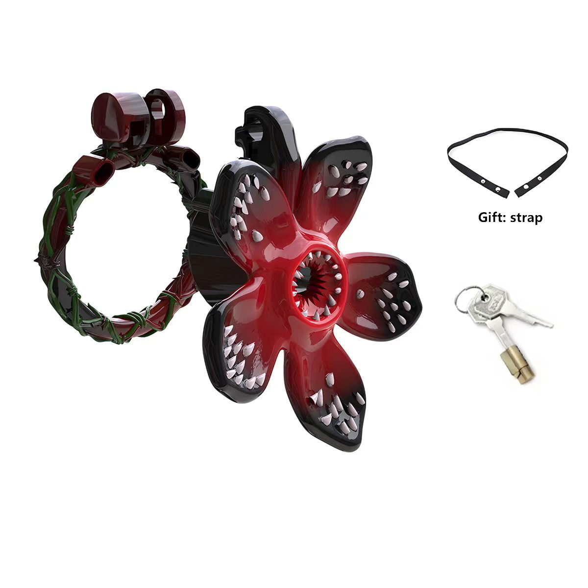 Blooming Demonic Flower Chastity Cage