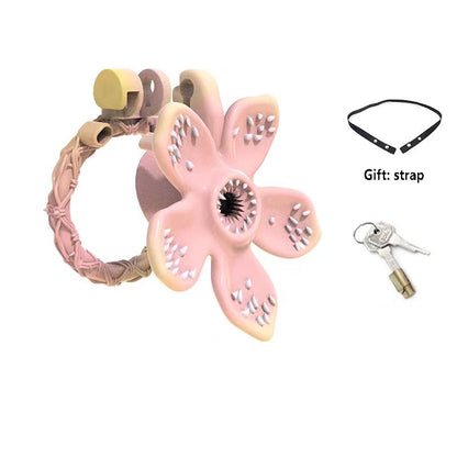 Blooming Demonic Flower Chastity Cage