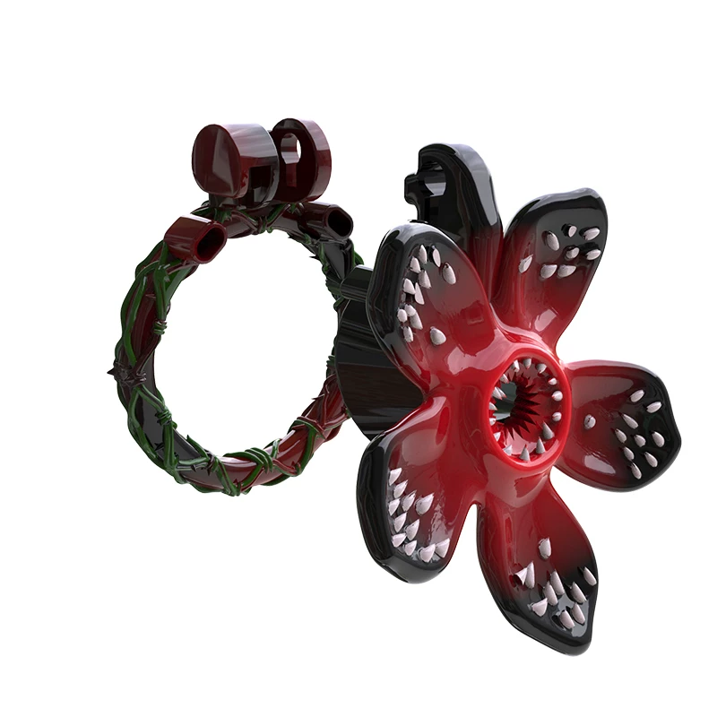 Blooming Demonic Flower Chastity Cage