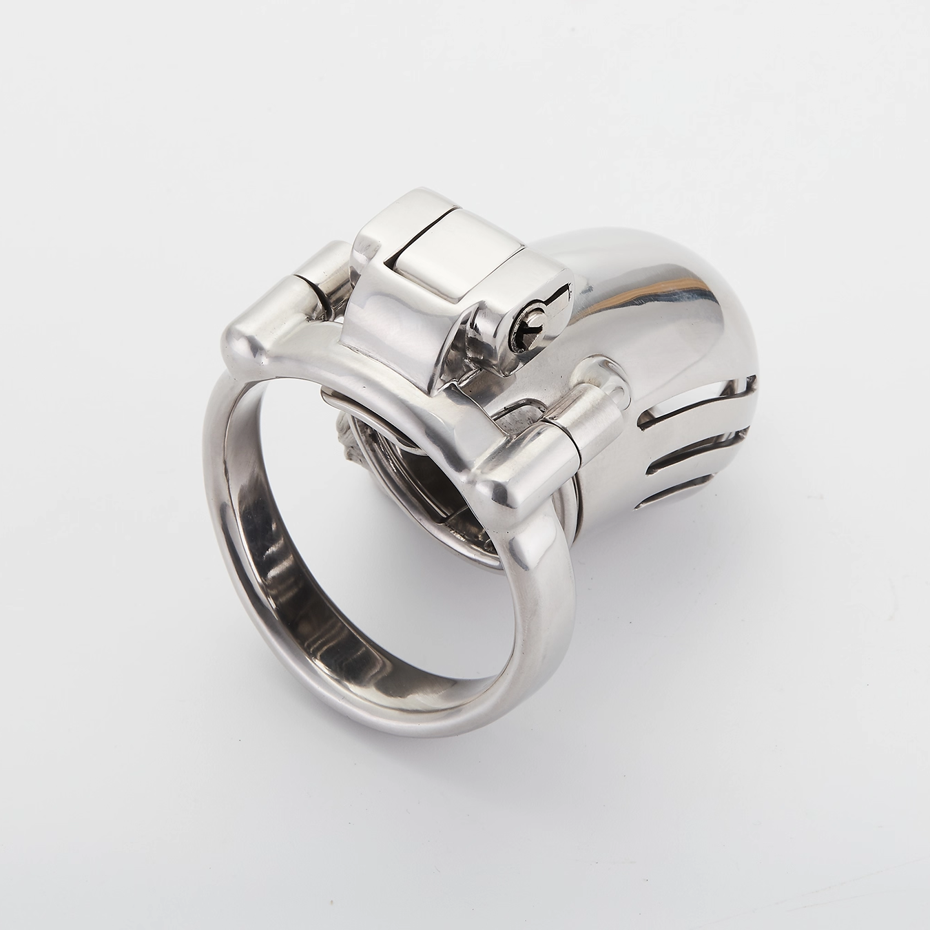 Full Steel Custom Chastity Cage With PA T13 - 5