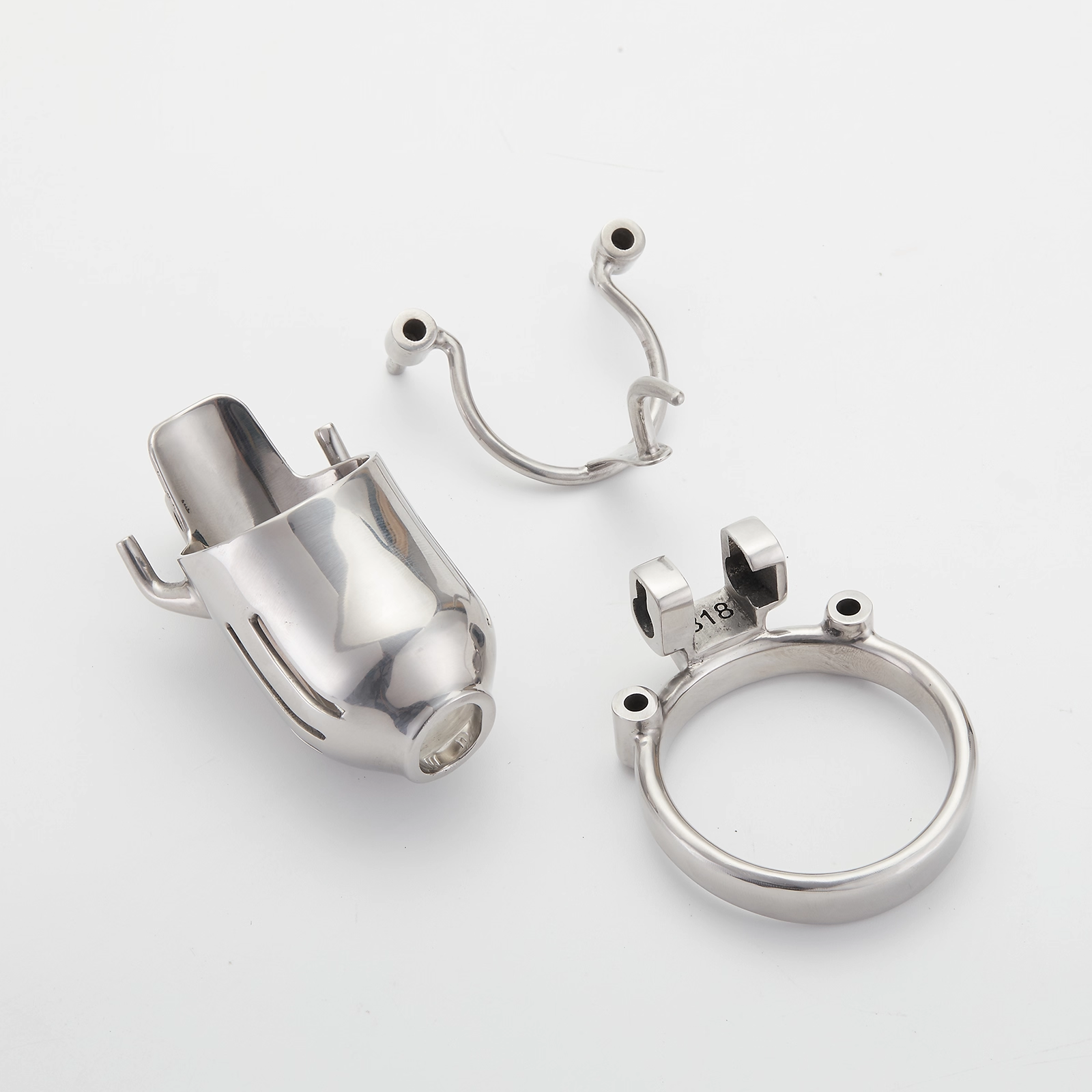 Full Steel Custom Chastity Cage With PA T13 - 4