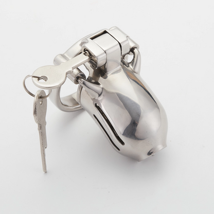 Full Steel Custom Chastity Cage With PA T13 - 8