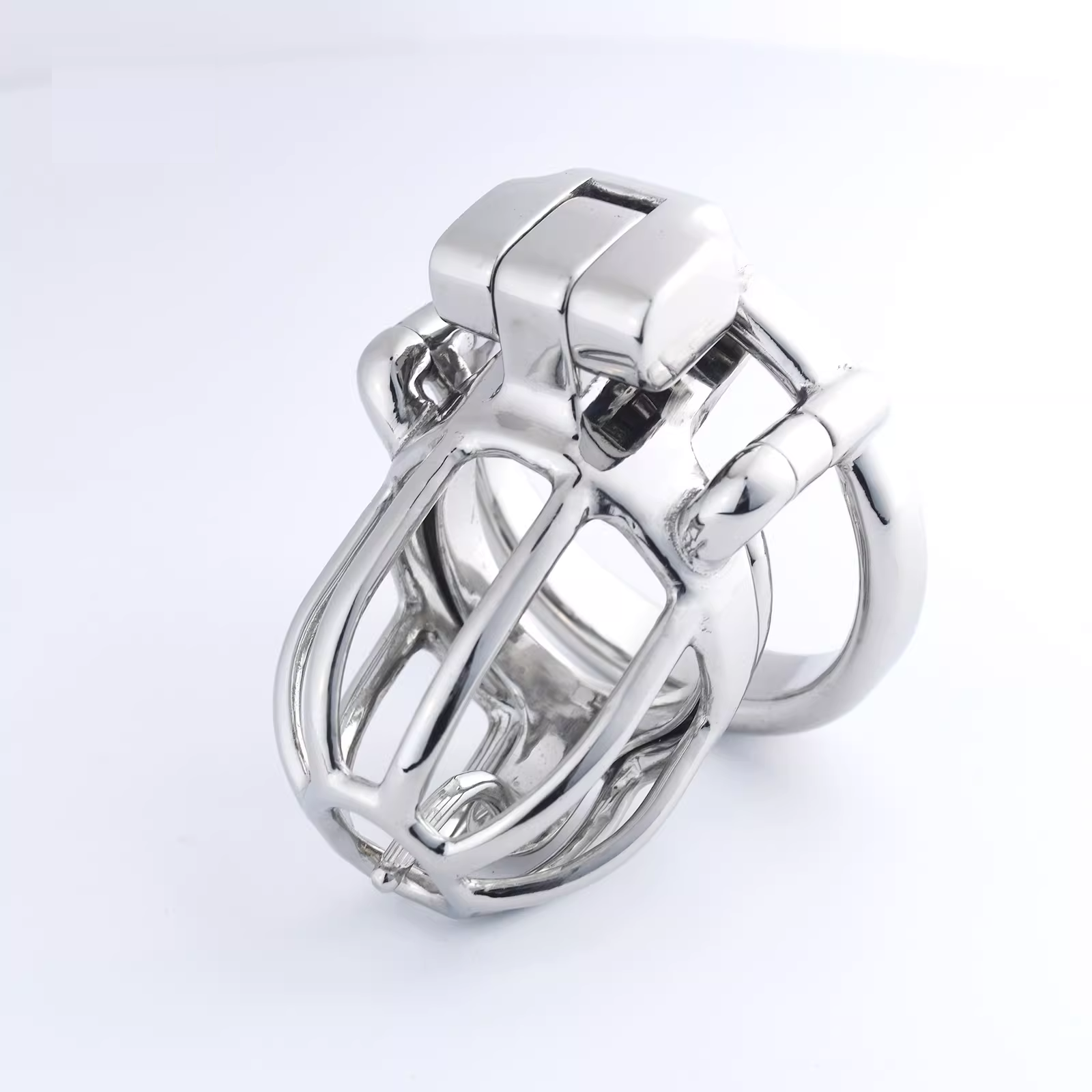 full steel custom chastity cage- 9