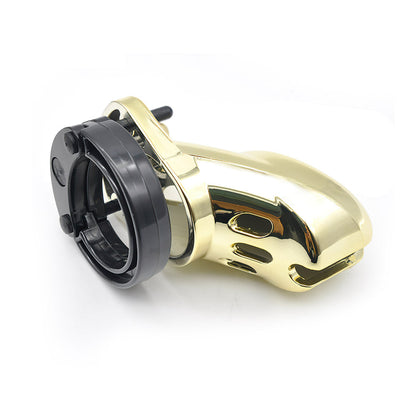 Golden Chastity Cage