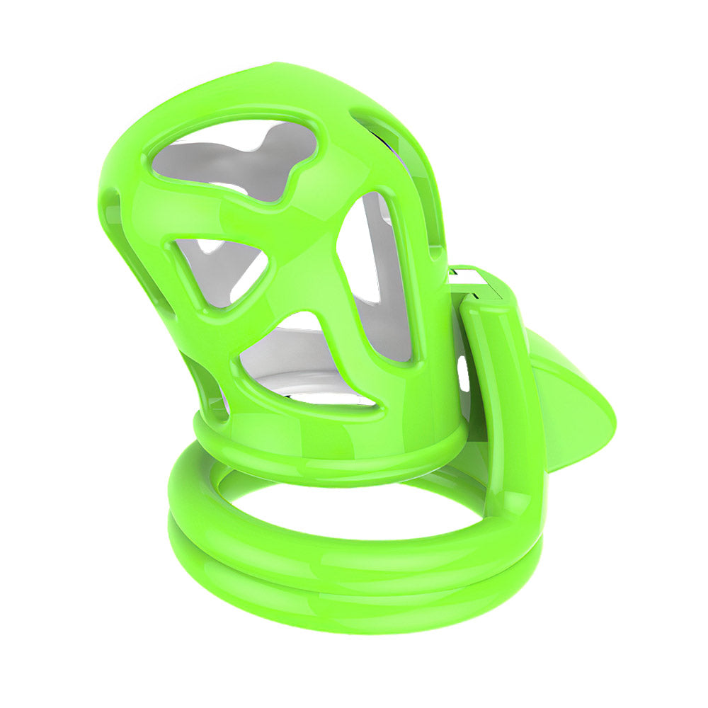 Green Chastity Cage