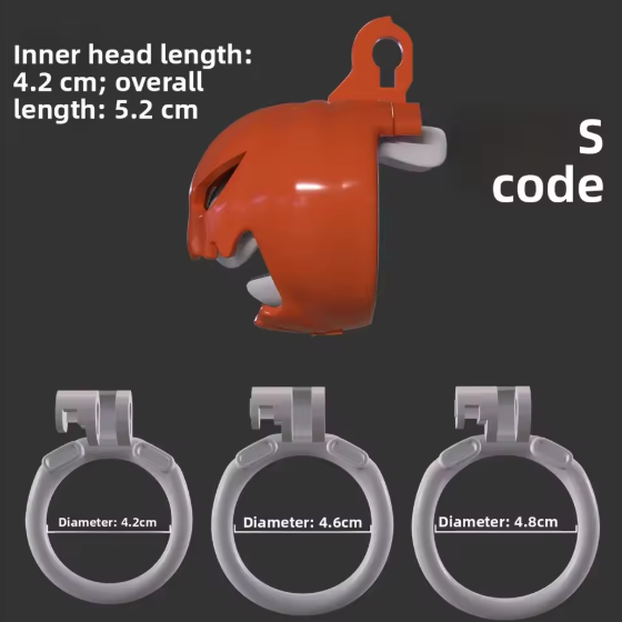 Halloween Pumpkin Chastity Cage - 2