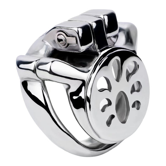 Heavy Duty Flat Chastity Cage-1