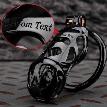 Engraving Text  Custom Chastity Cage
