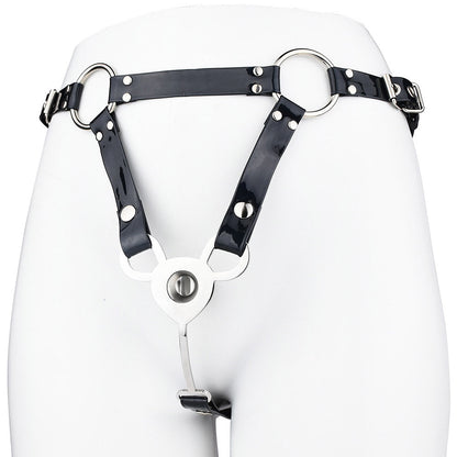 Inverted Ladyboy Chastity Cage With Belt