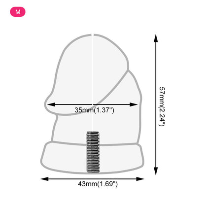 Inverting Chastity & Detachable Dildo