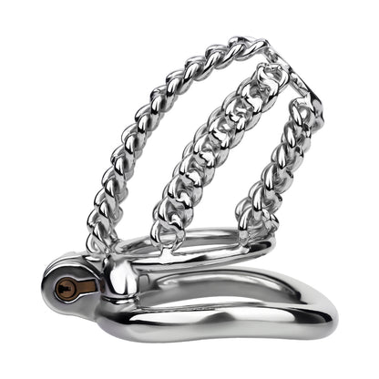 Locktober Chainmail Steel Chastity Lock - 3