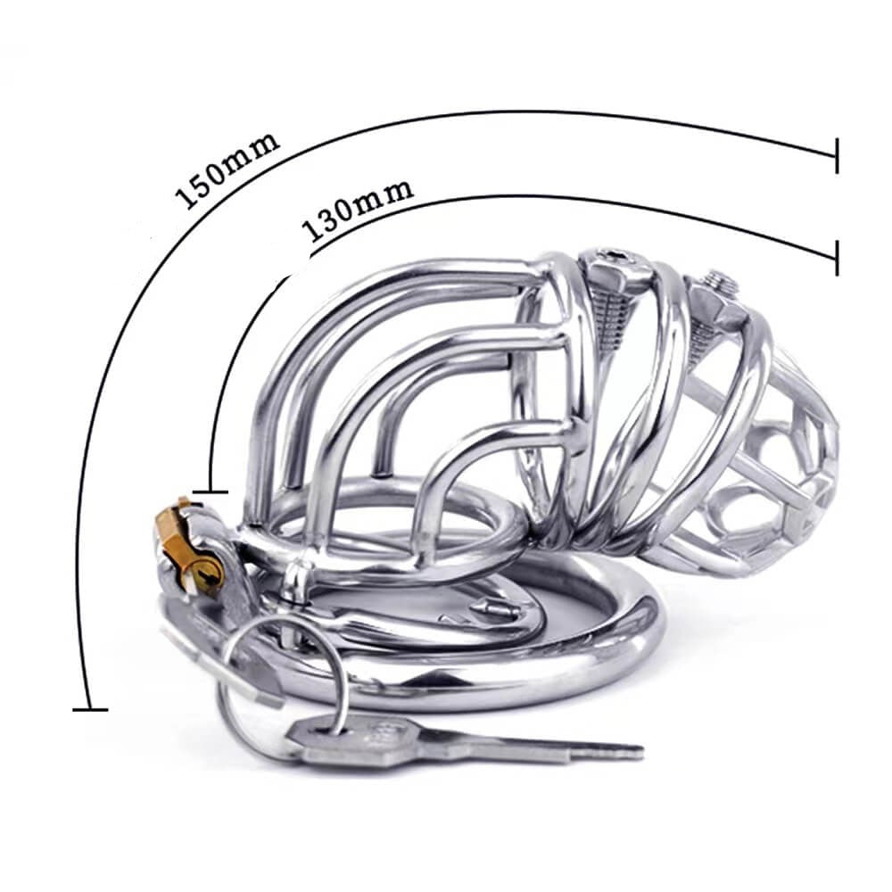 Special Stainless Steel Chastity Cage Spiked