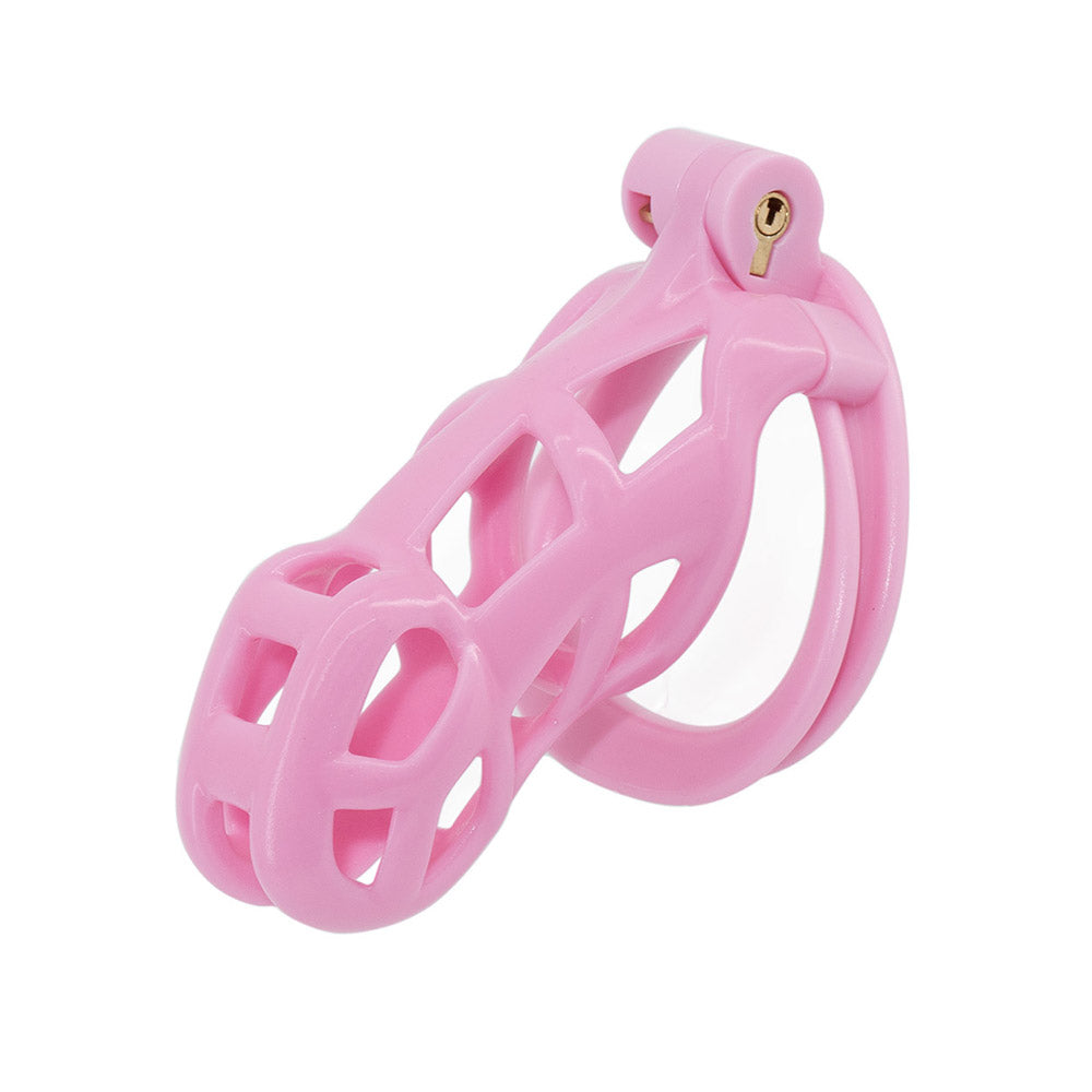 Pink Cobra Chastity Cage