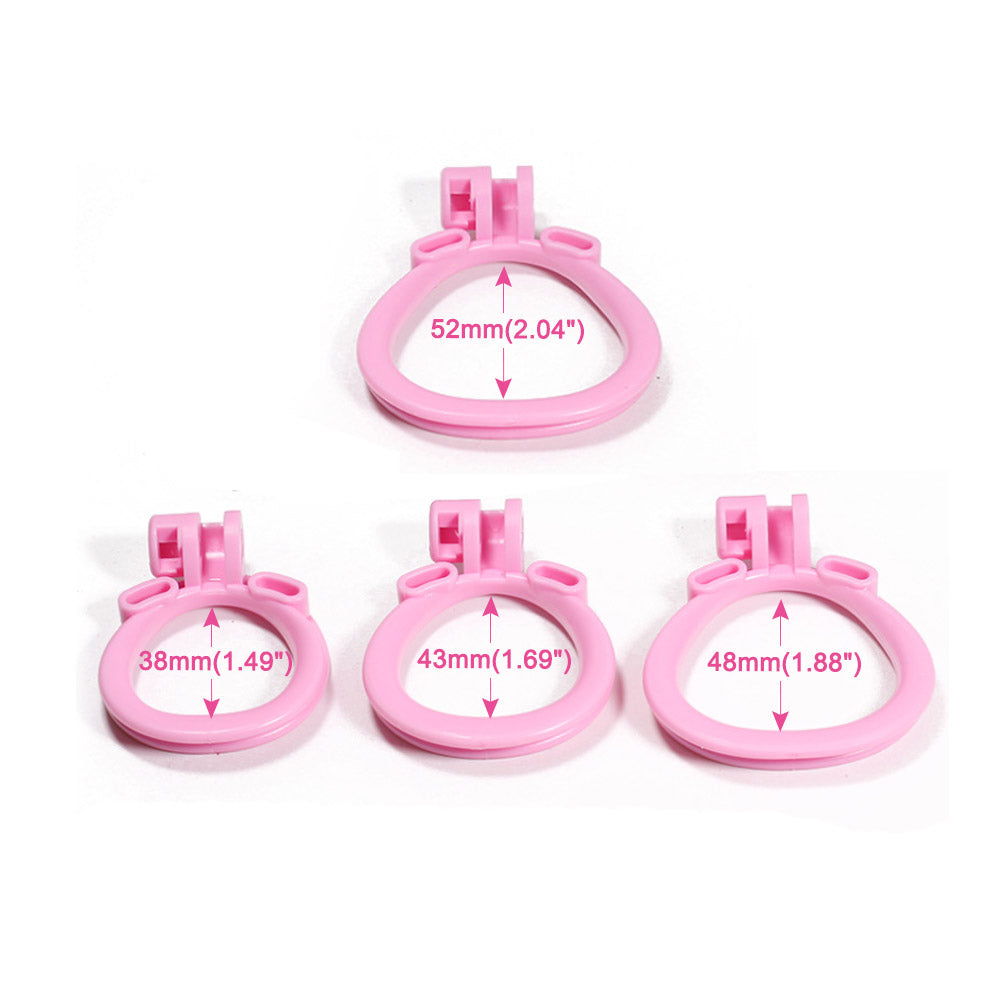 Pink Cobra Chastity Cage