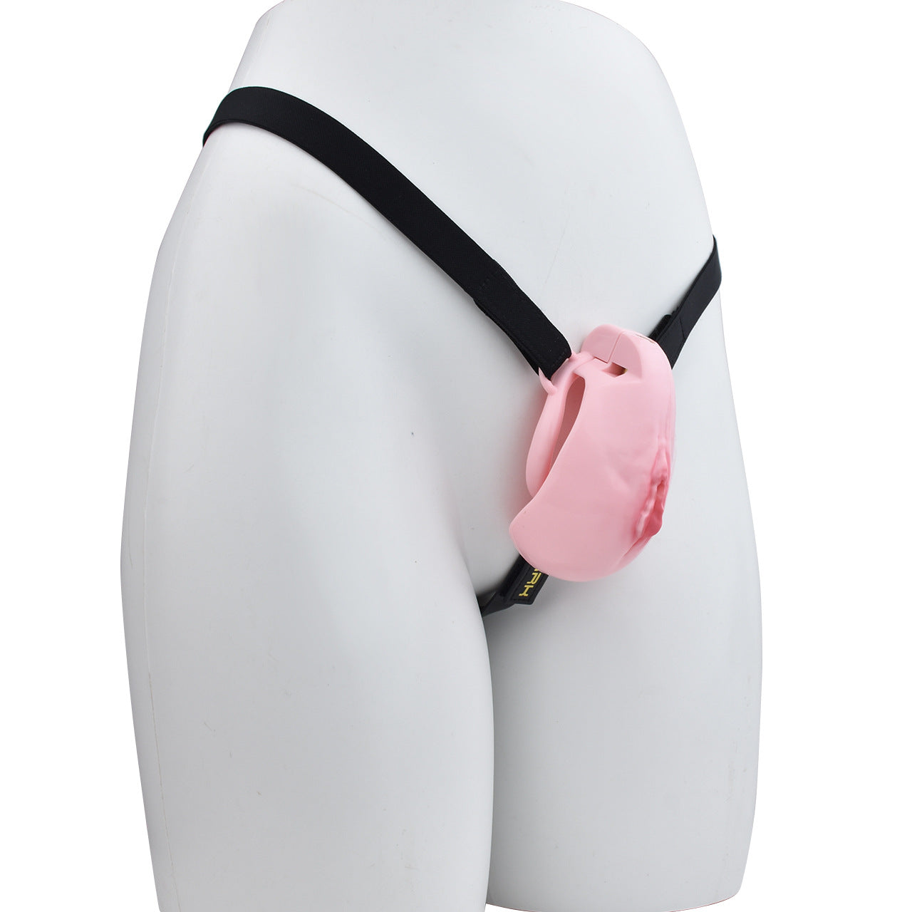 Pussy Chastity Cage With Wearable Butt Plug