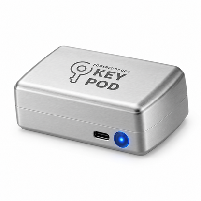 QIUI Couples Remote Keyholding Box – App-Controlled Metal Key Pod