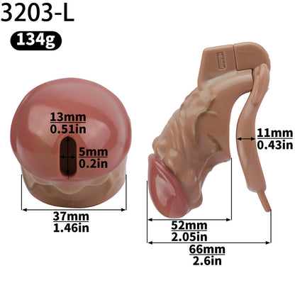 Resin Penis Chastity Cage
