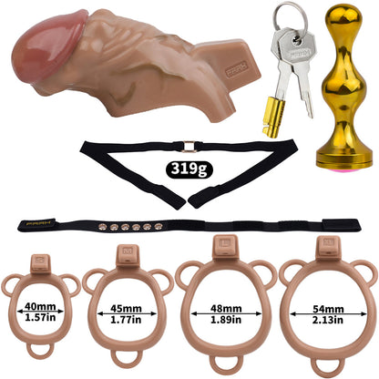 Resin Penis Chastity Cage